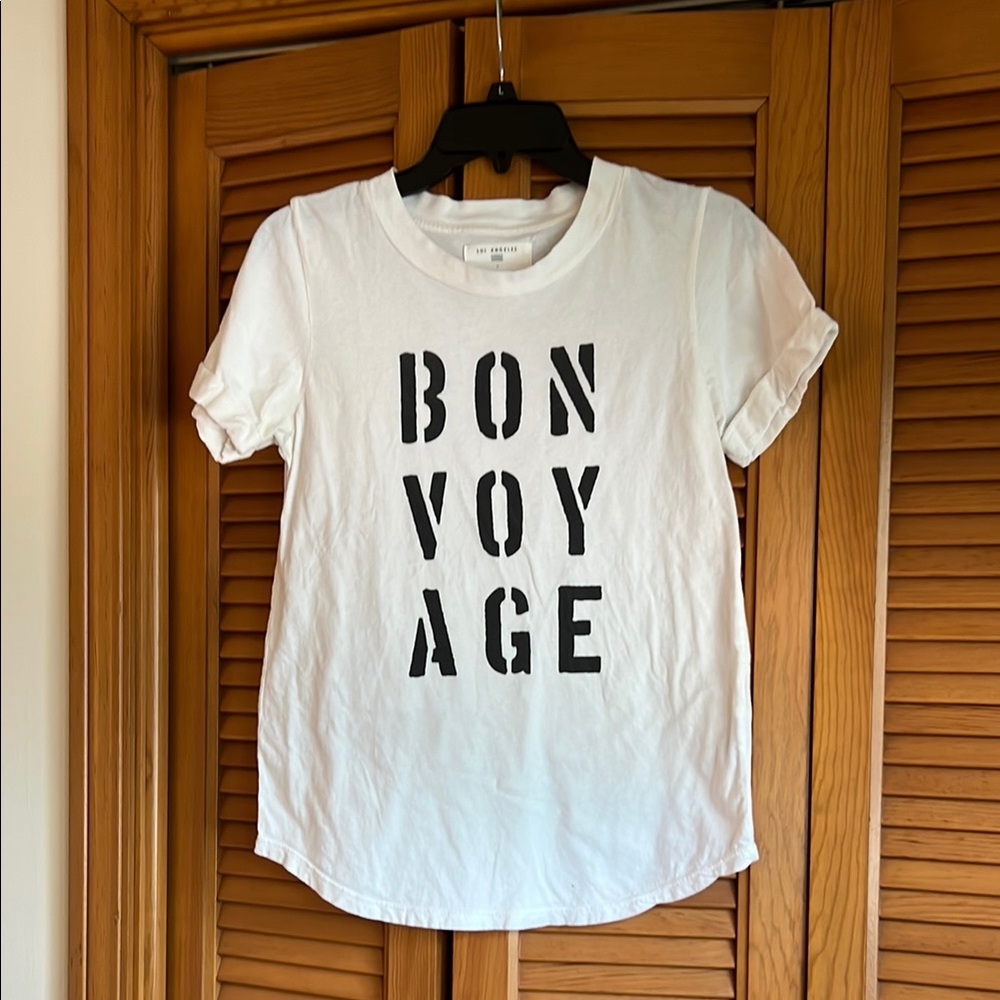 Bon Voyage White T-Shirt